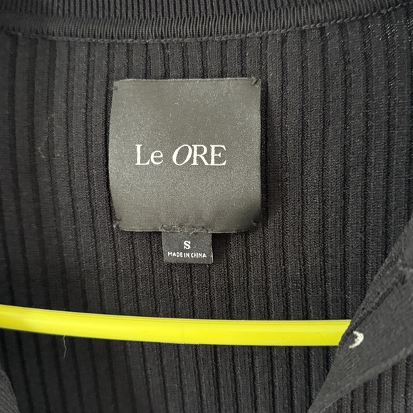 Le Ore Rimini Collared Ribbed Knit Cardigan Size Small - Picture 11 of 12